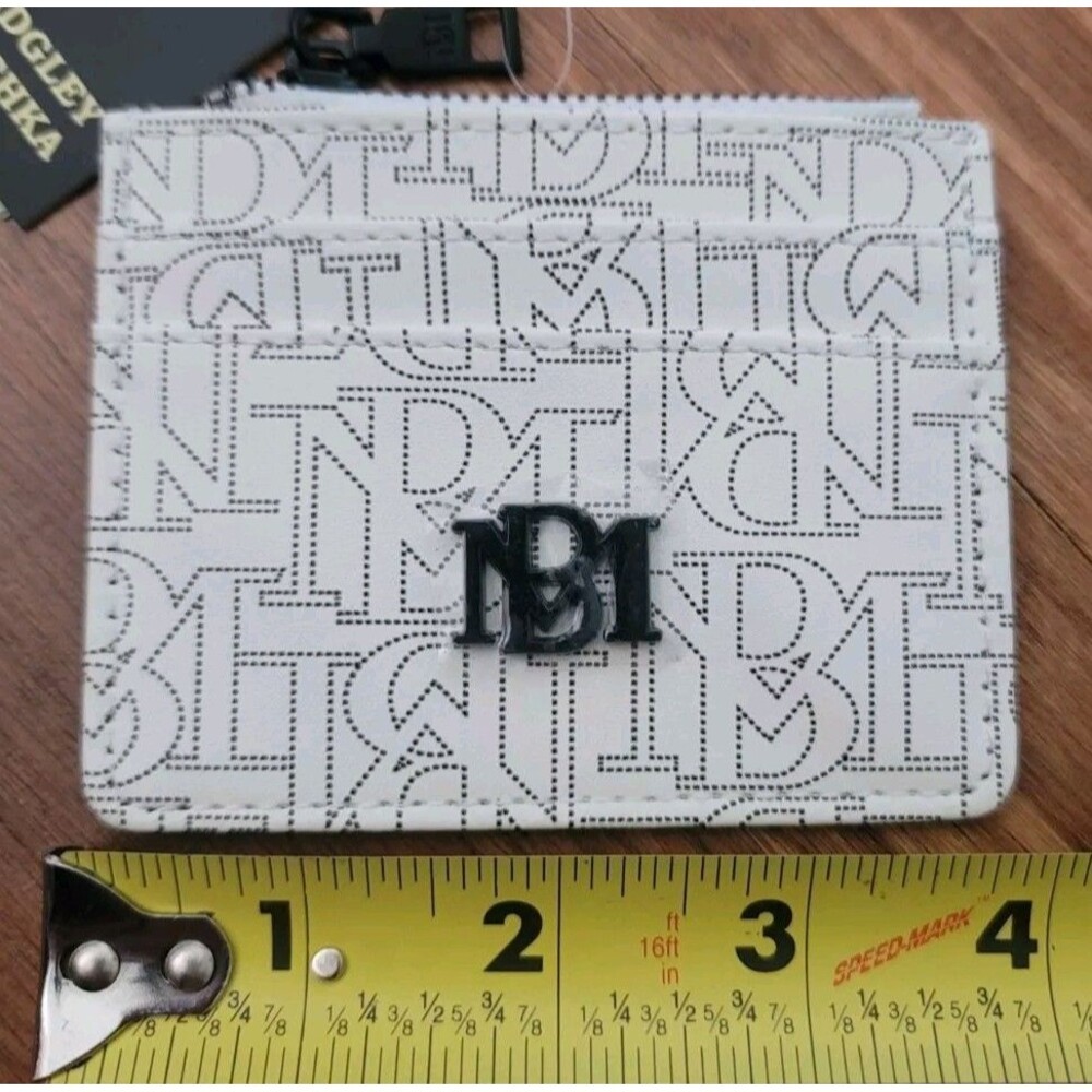 Badgley Mischka Vegan Leather Credit Card Holder With Tab